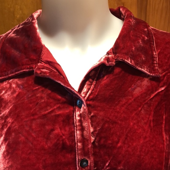 J Jill Button Up Long Sleeve Shirt Large - Picture 5 of 9